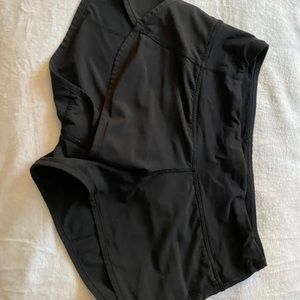 lululemon speed up shorts size 2